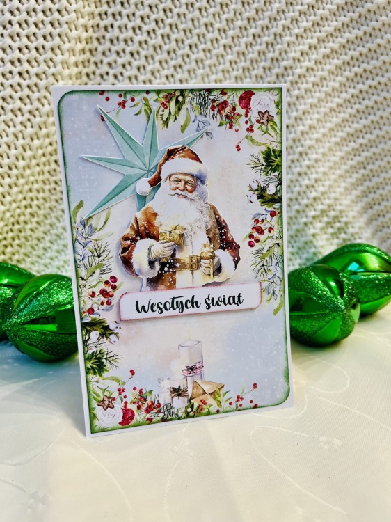 Kartka nr 1 "Wesołych Świąt"