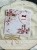 Romantyczny zestaw handmade - kartka + tag w formie tabliczki czekolady - idealny zestaw na walentynki